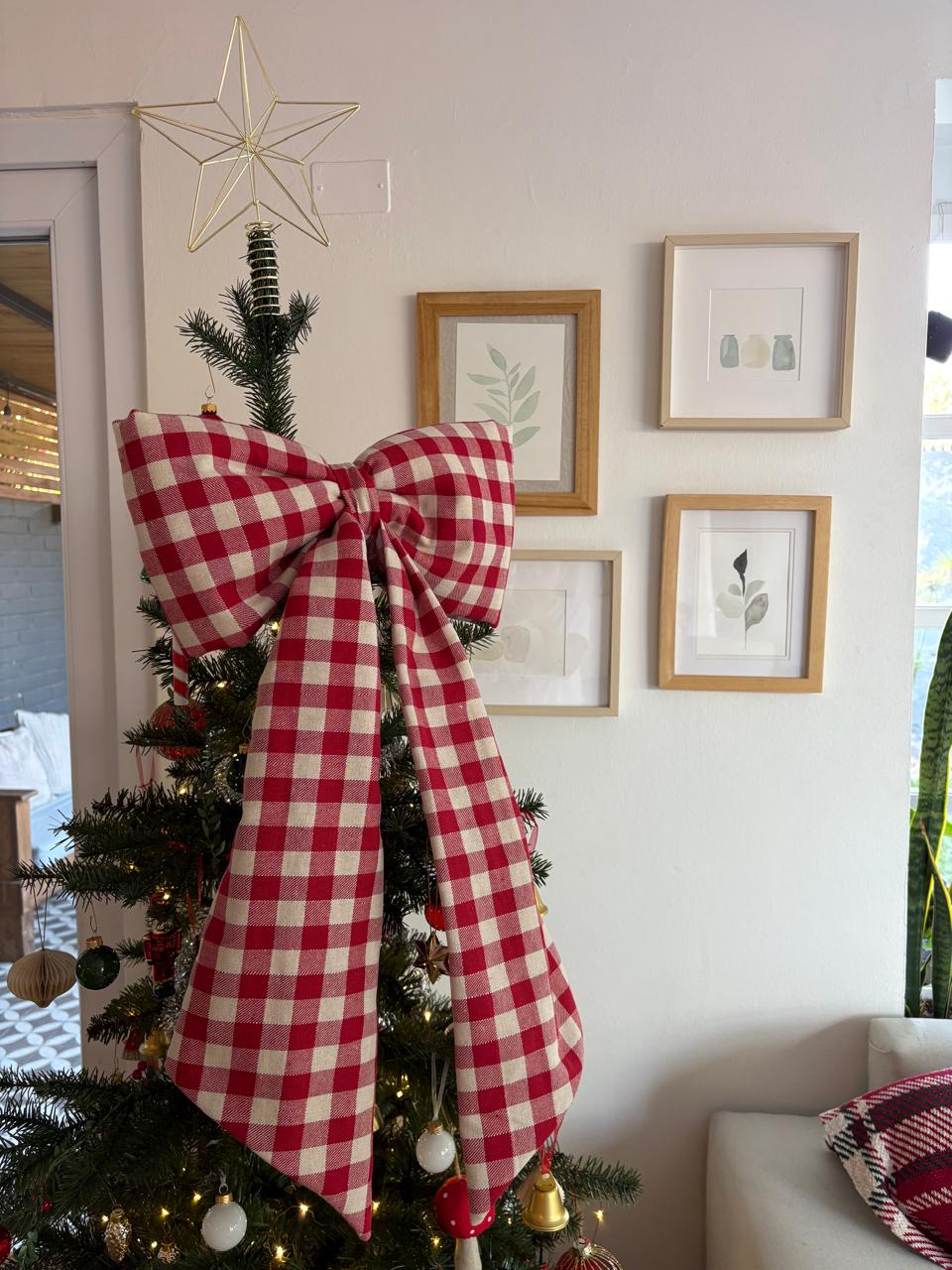 Lazo Cuadros Rojo - Grande