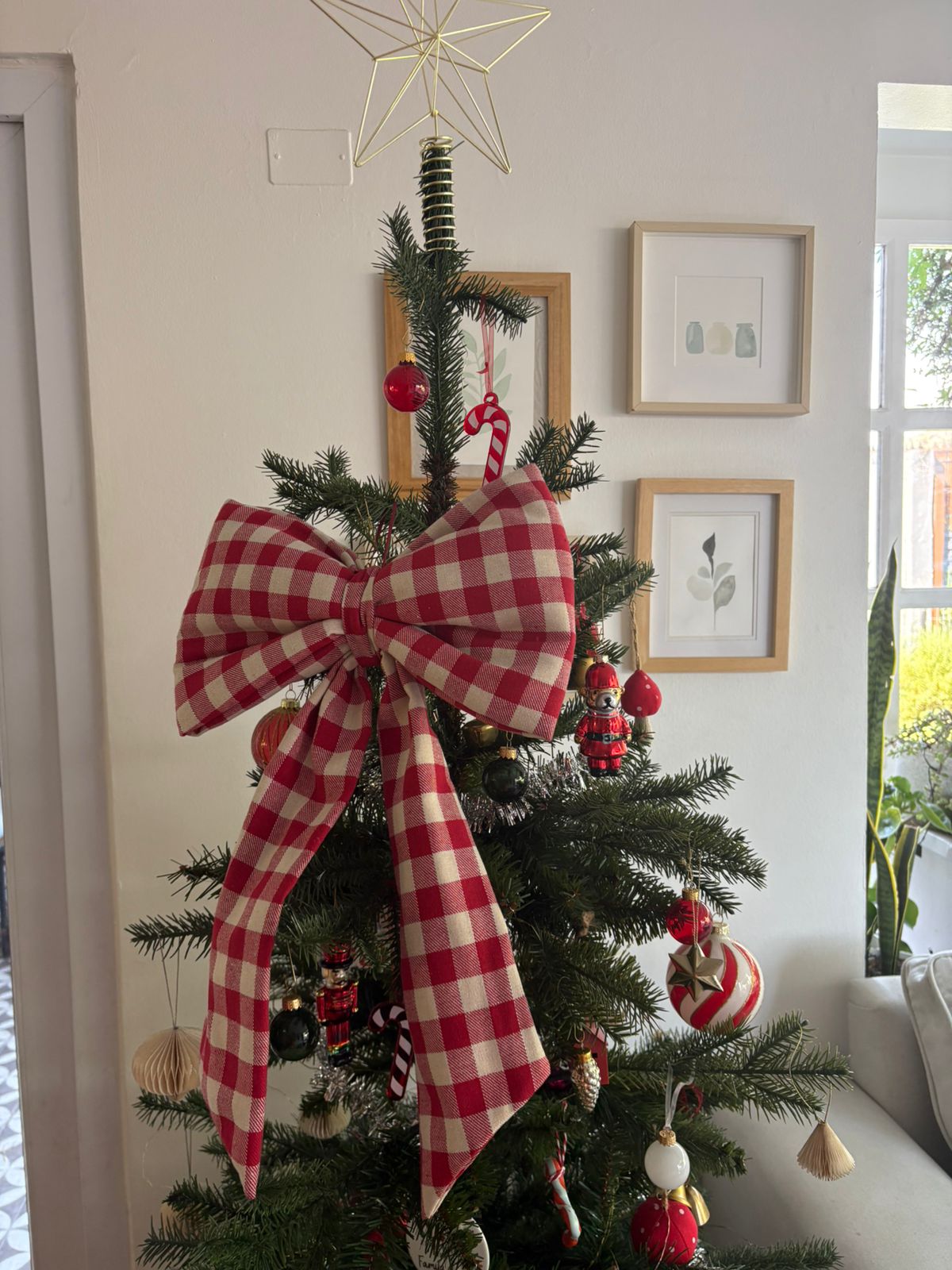 Lazo Cuadros Rojo - Grande